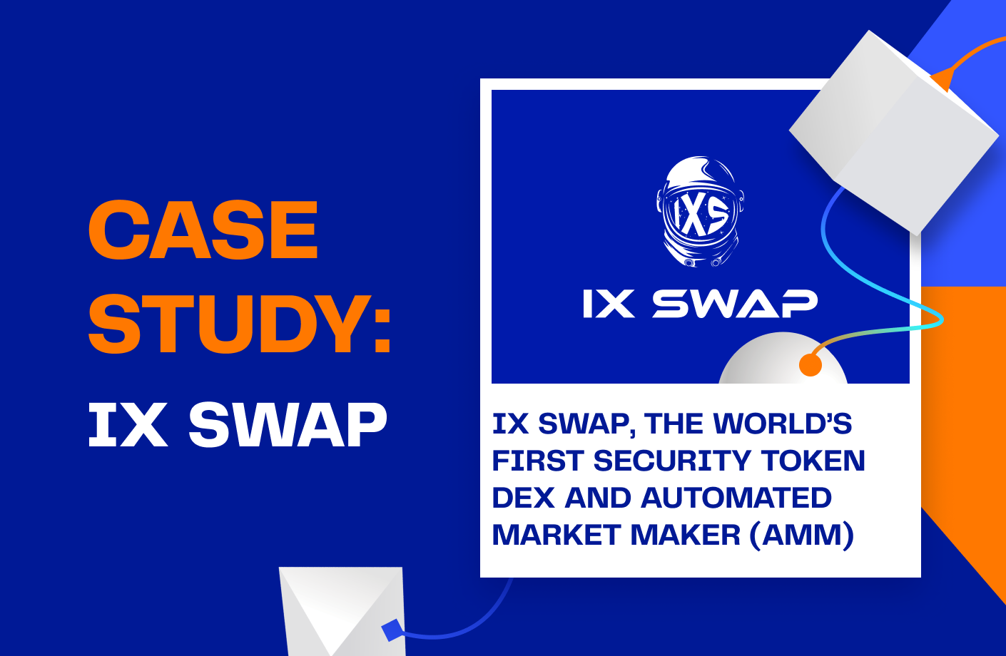 This image shows IX Swap, The World’s First Security Token DEX and Automated Market Maker